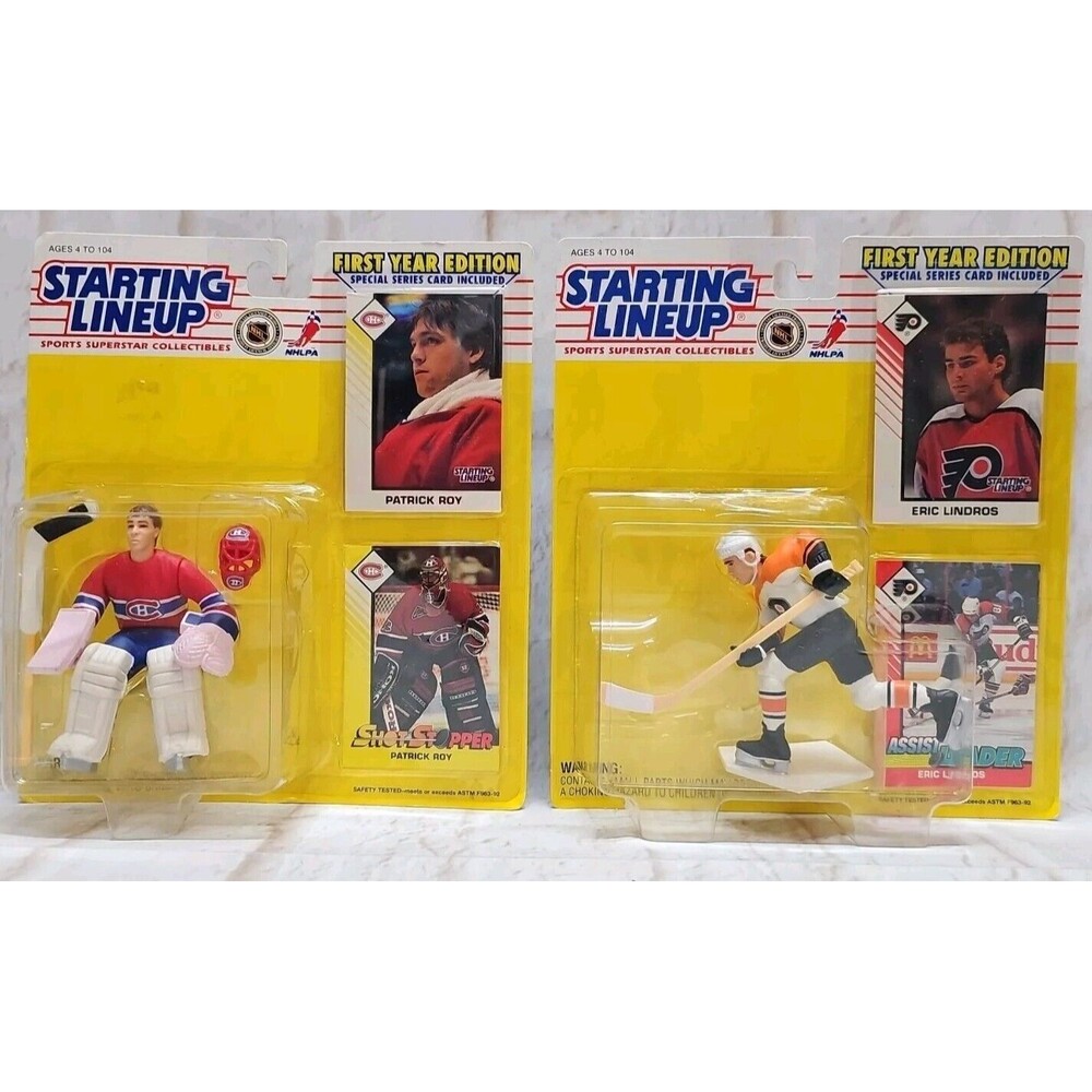 1993 STARTING LINEUP NHL PATRICK ROY & ERIC LANDROS
